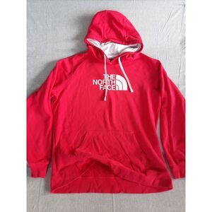 The North Face Women's 2XL Art Logo Scuba Style Hoody Drawstring Stretch Sweater